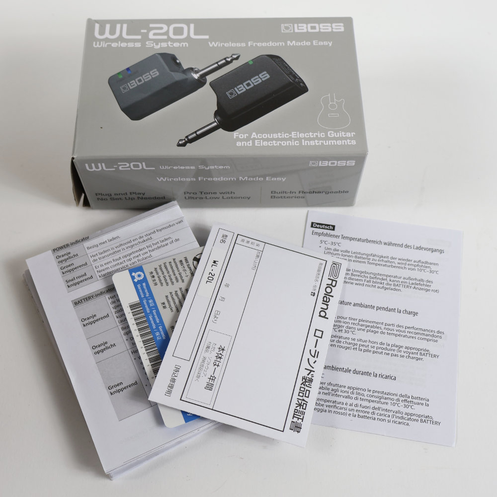【中古】 BOSS WL-20L Wireless System ギターワイヤレスシステム 付属品