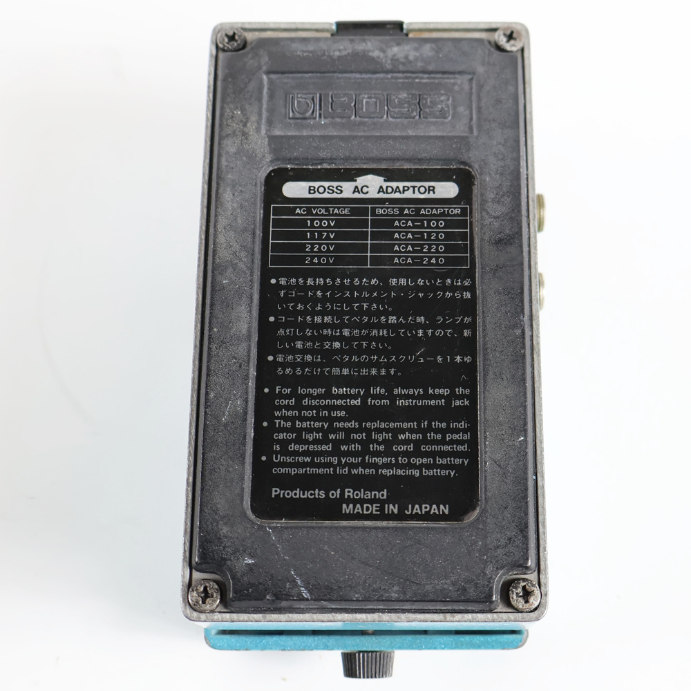 【中古】 コーラス エフェクター BOSS CE-3 Chorus Made in JAPAN ギターエフェクター 裏面