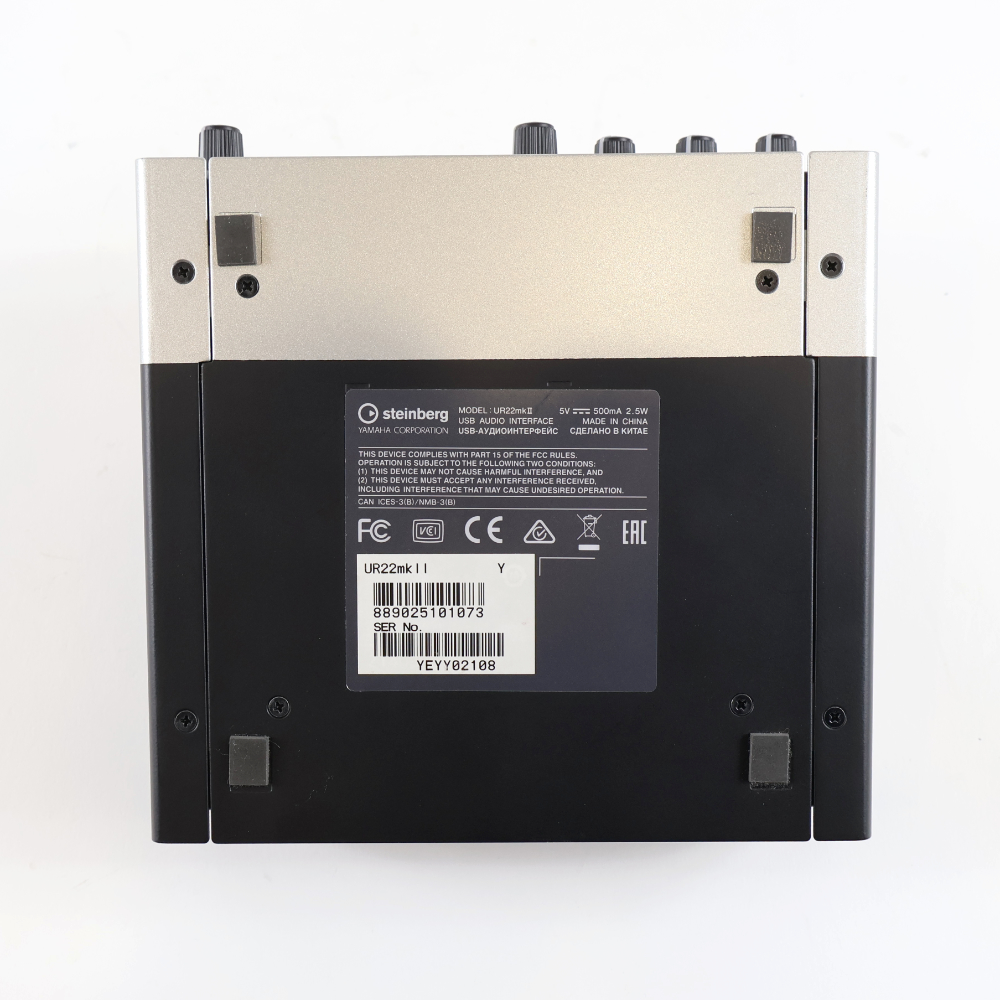 【中古】 オーディオインターフェイス Steinberg UR22mkII スタインバーグ USBオーディオインターフェース UR22 mk2 詳細画像