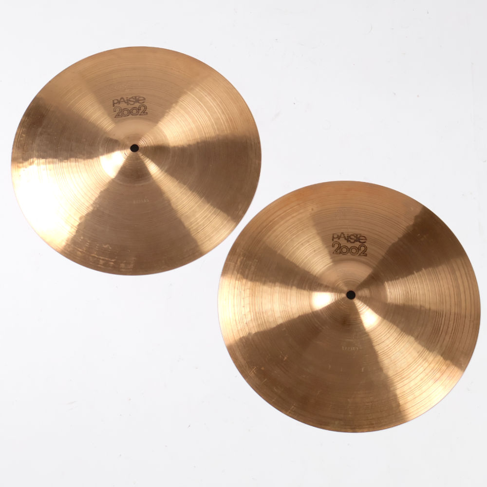 【中古】 ハイハットシンバル パイステ PAISTE 2002 Hi-Hat Pair 14インチ ペア 1970s ビンテージシンバル