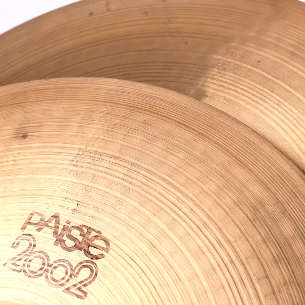 【中古】 ハイハットシンバル パイステ PAISTE 2002 Hi-Hat Pair 14インチ ペア 1970s ビンテージシンバル 刻印