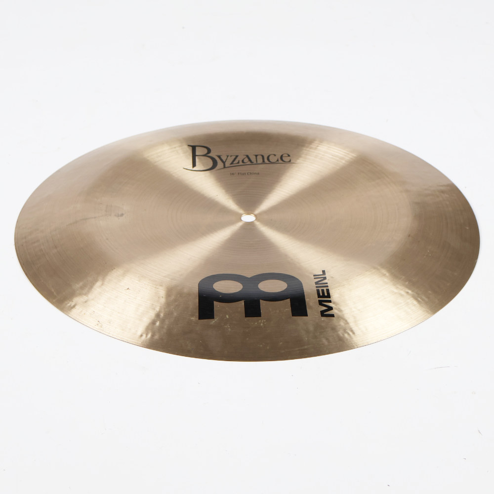 【中古】 チャイナシンバル マイネル MEINL Byzance Traditional Flat Chinas 16インチ 本体画像 斜め