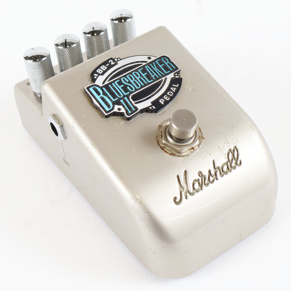 【中古】 オーバードライブ エフェクター MARSHALL マーシャル BB-2 Bluesbreaker II ギターエフェクター 本体画像 斜め 2