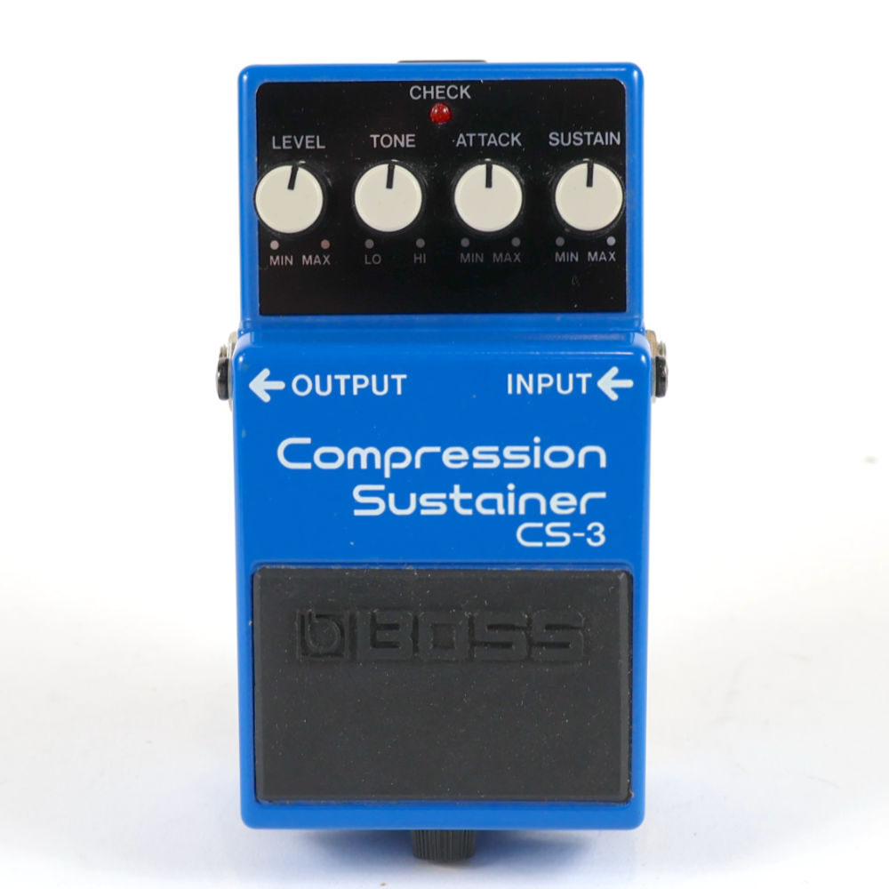 【中古】コンプレッサー エフェクター BOSS CS-3 Compression Sustainer ギターエフェクター 正面