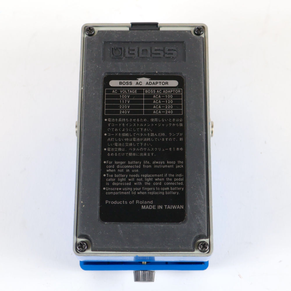 【中古】コンプレッサー エフェクター BOSS CS-3 Compression Sustainer ギターエフェクター 裏面