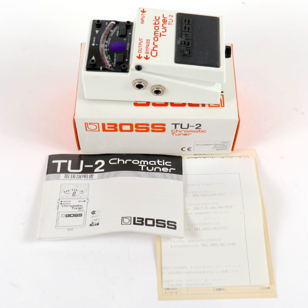 【中古】 クロマチックチューナー エフェクター BOSS TU-2 Chromatic Tuner ペダルチューナー 付属品
