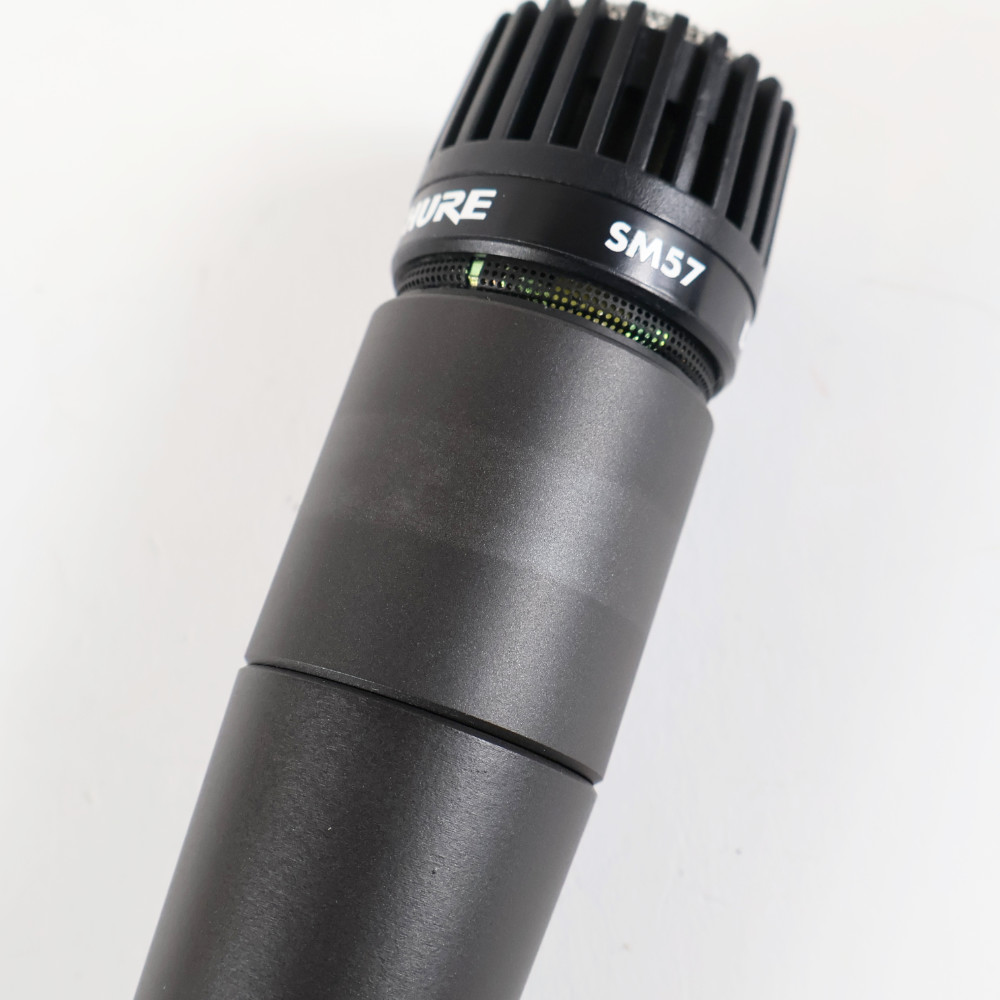 【中古】 マイク ダイナミックマイク 楽器用 SHURE SM57 シュアー 57 ゴーナナ シュア シール跡