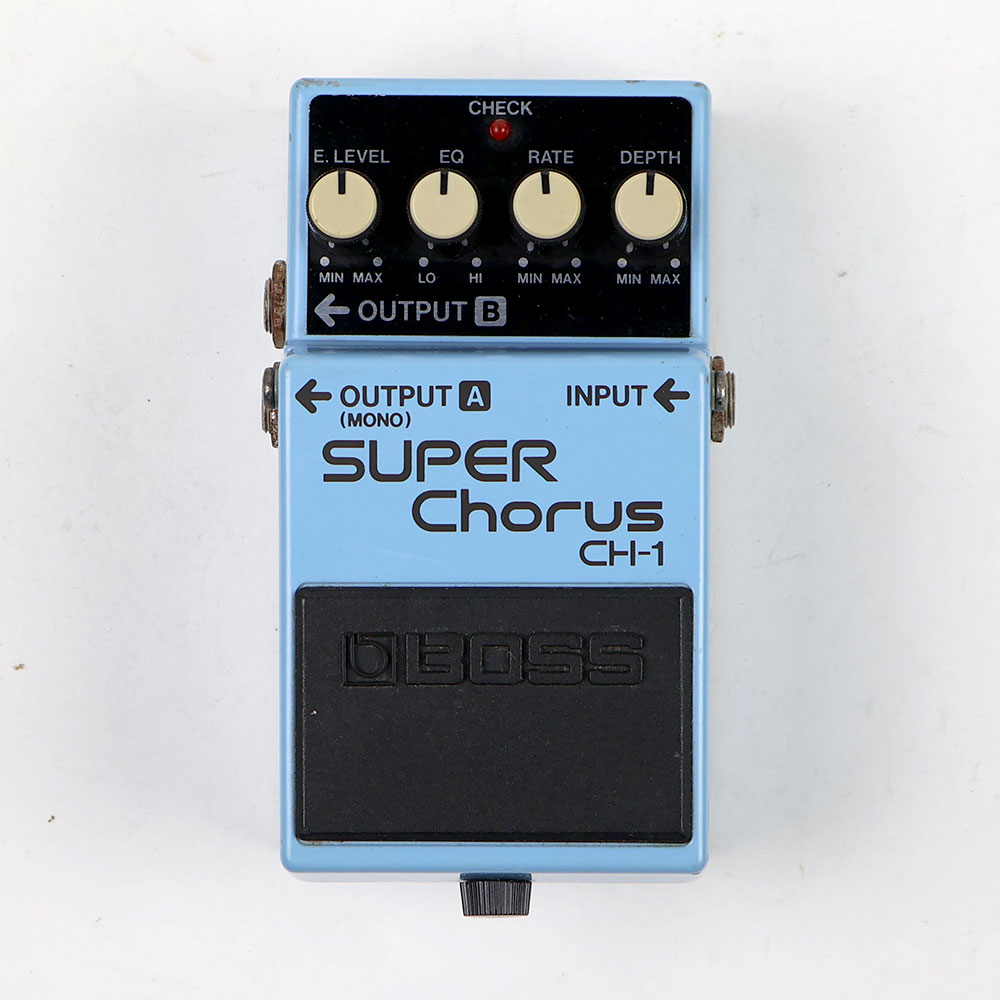 【中古】スーパーコーラス エフェクター BOSS CH-1 Super Chorus ギターエフェクター コーラス 正面