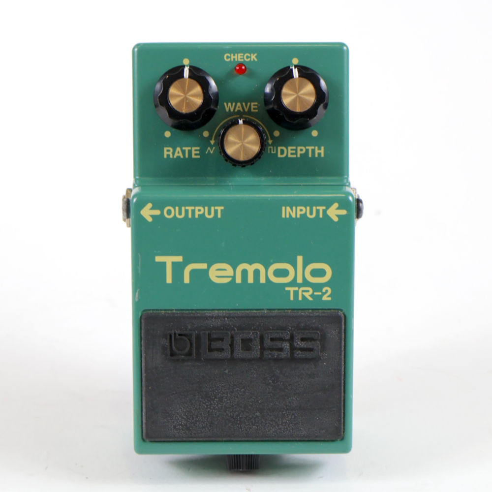 【中古】 トレモロ エフェクター BOSS TR-2 Tremolo ギターエフェクター 正面