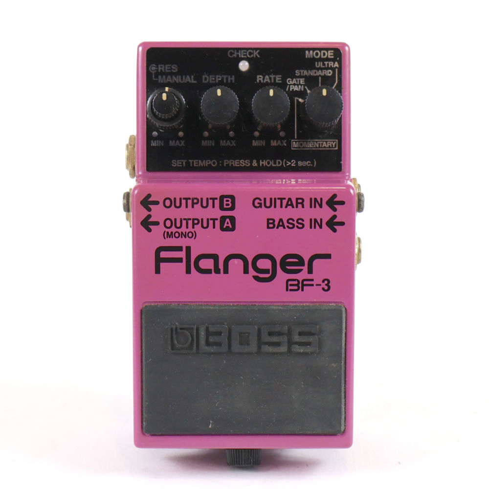 【中古】 フランジャー エフェクター BOSS BF-3 Flanger ギターエフェクター 正面