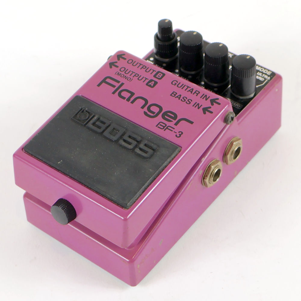 【中古】 フランジャー エフェクター BOSS BF-3 Flanger ギターエフェクター 右サイド