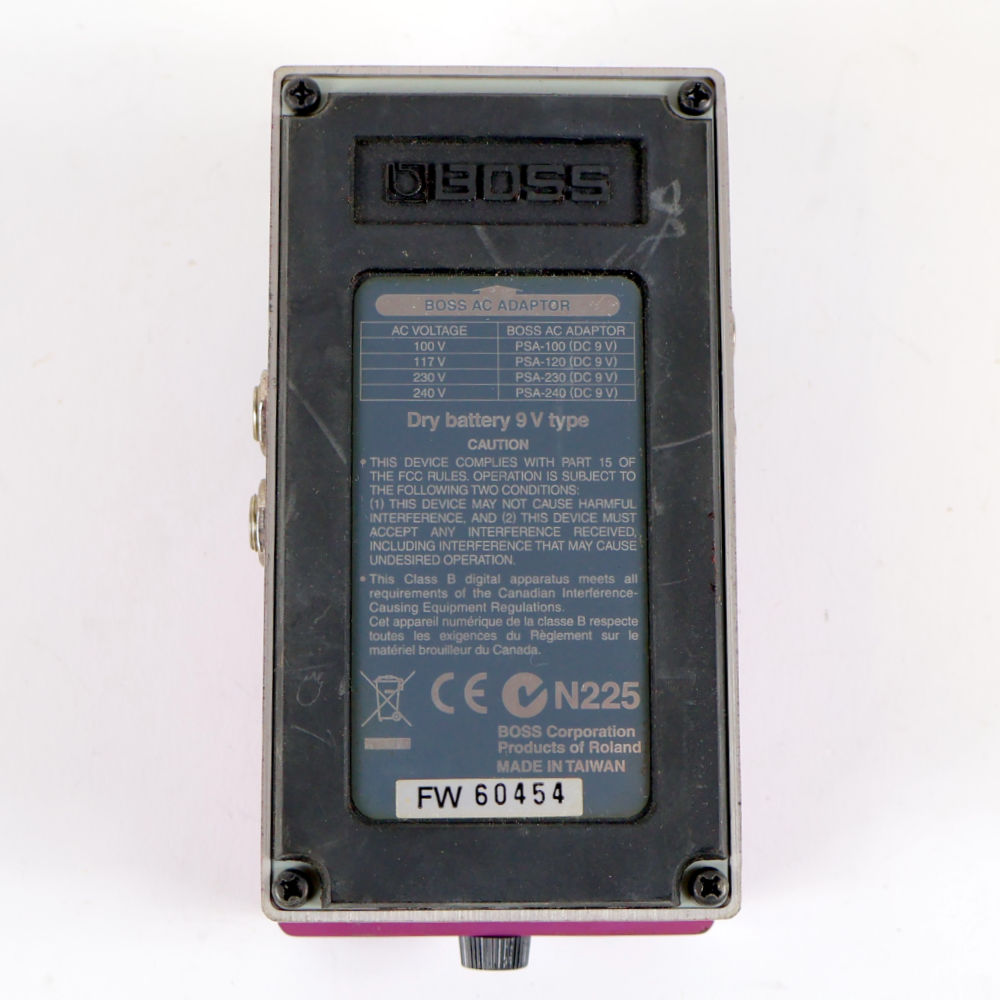 【中古】 フランジャー エフェクター BOSS BF-3 Flanger ギターエフェクター 裏面