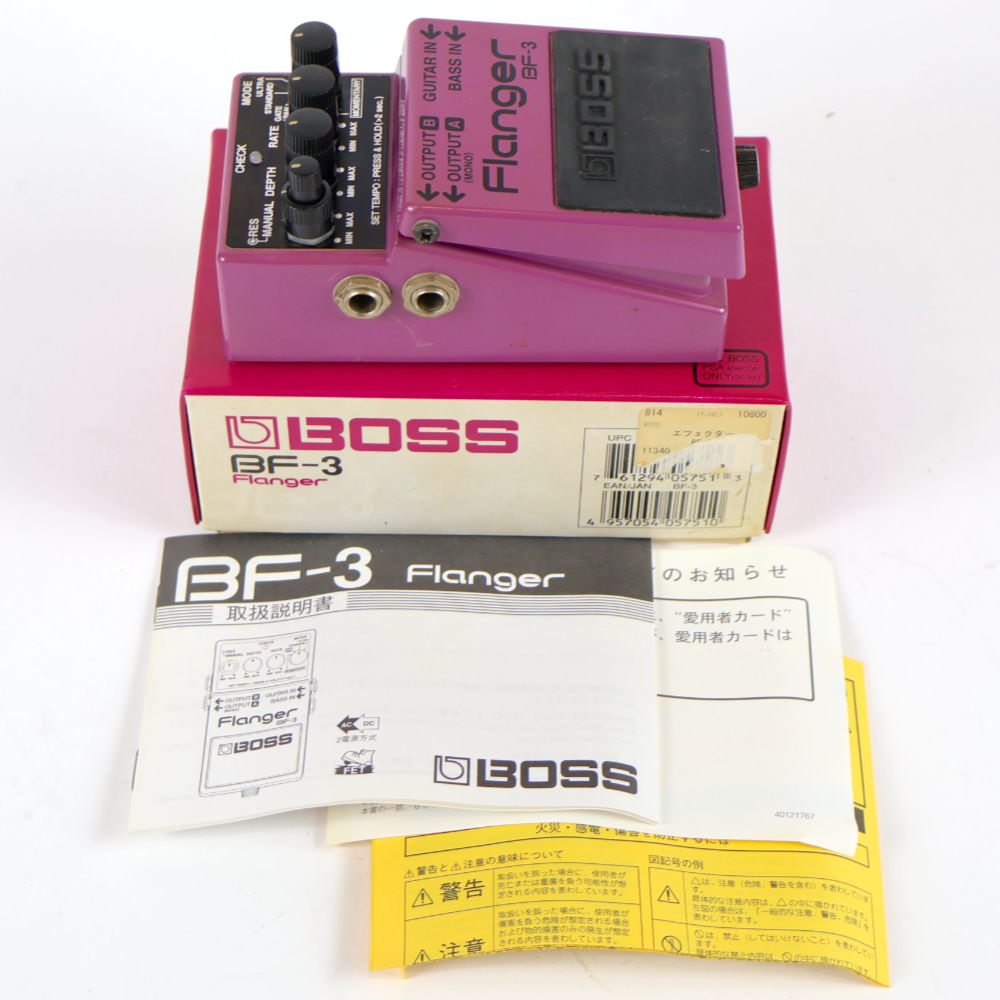 【中古】 フランジャー エフェクター BOSS BF-3 Flanger ギターエフェクター 付属品