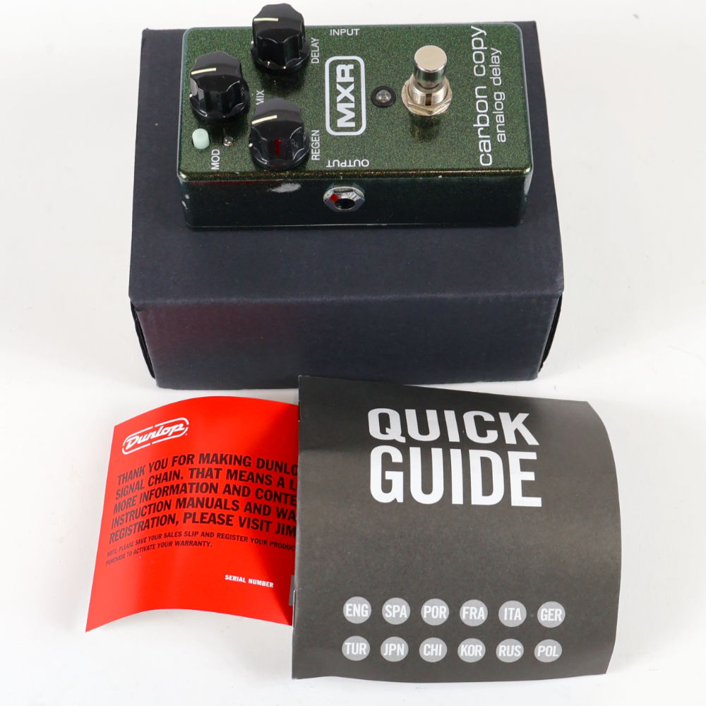 【中古】 アナログディレイ エフェクター MXR M-169 Carbon Copy Analog Delay ディレイ ギターエフェクター 付属品