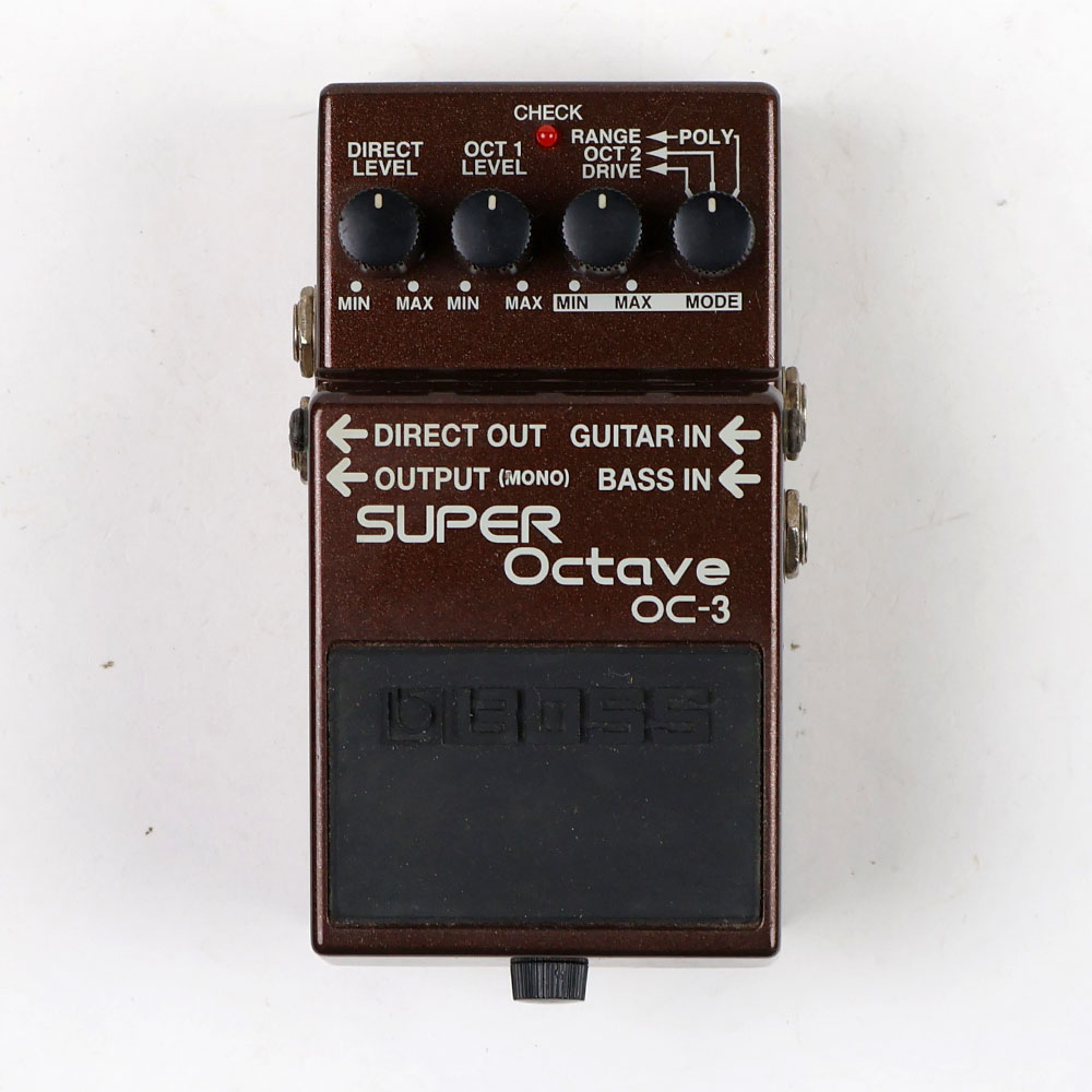 【中古】 スーパーオクターブ エフェクター BOSS OC-3  Super Octave ギターエフェクター オクターバー 正面