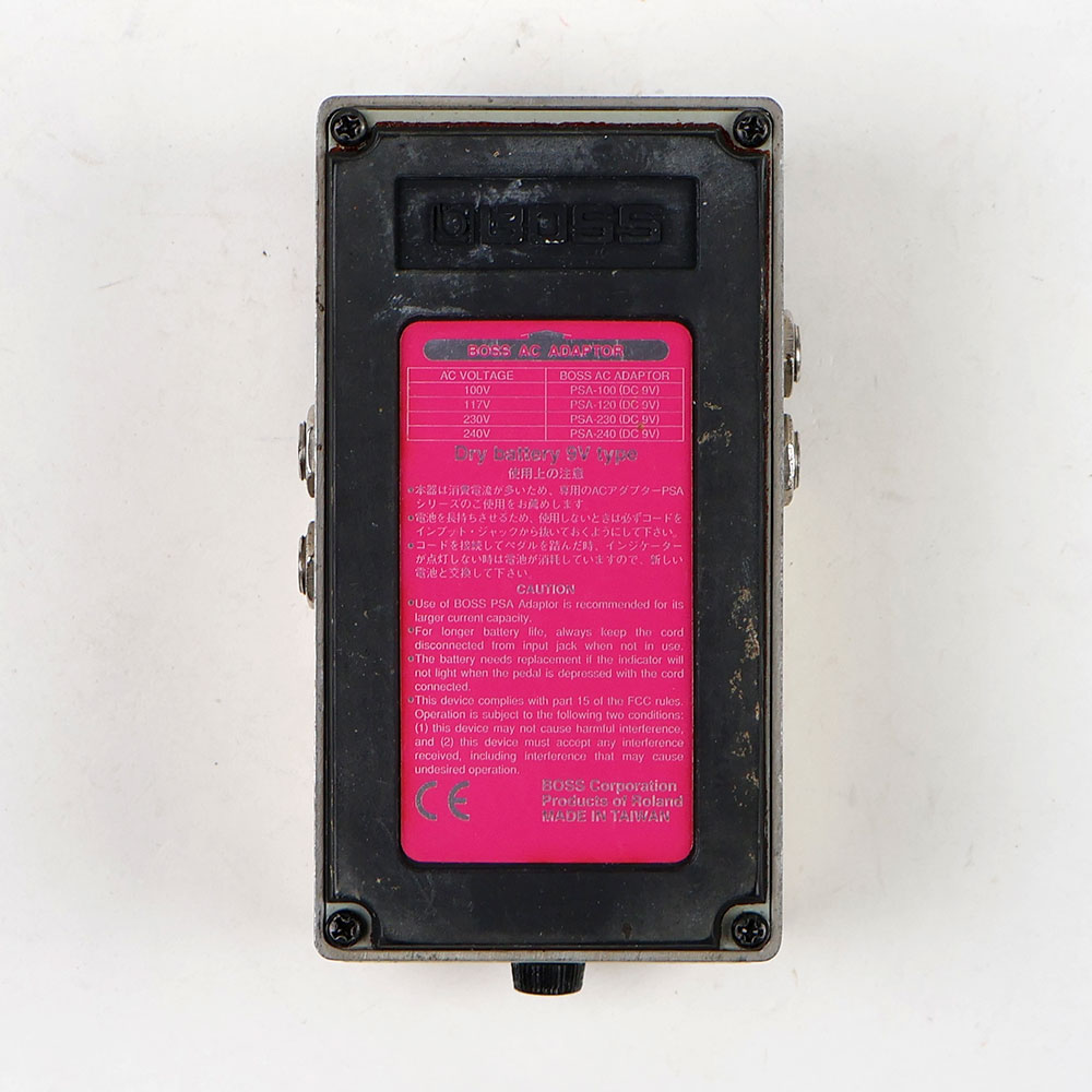 【中古】 デジタルディレイ エフェクター BOSS DD-5 Digtal Delay ギターエフェクター ディレイ 裏面