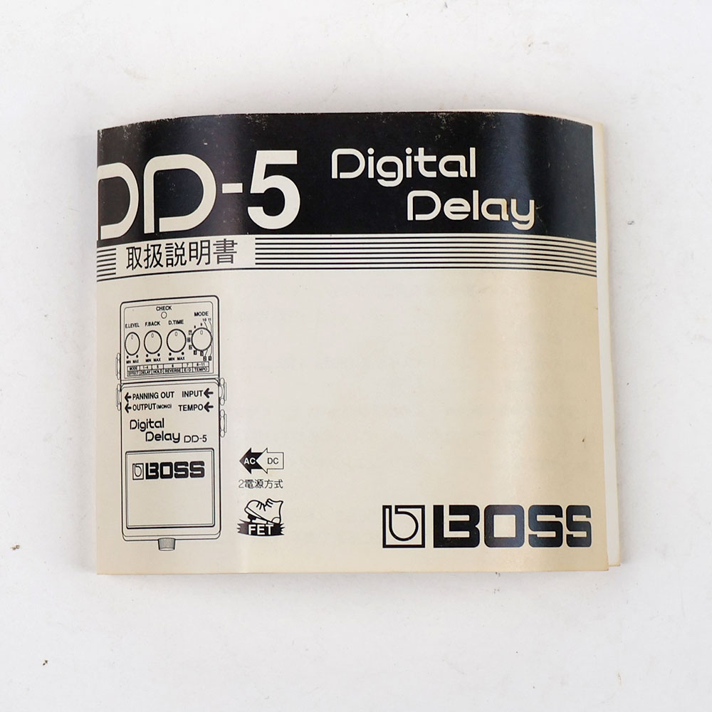 【中古】 デジタルディレイ エフェクター BOSS DD-5 Digtal Delay ギターエフェクター ディレイ 付属品
