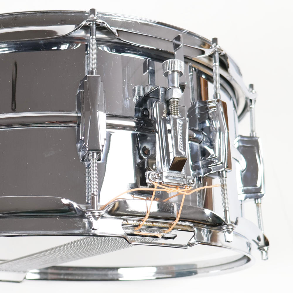 【中古】 スネアドラム ラディック Ludwig LM402 Supraphonic 14×6.5 スープラフォニック ストレイナー