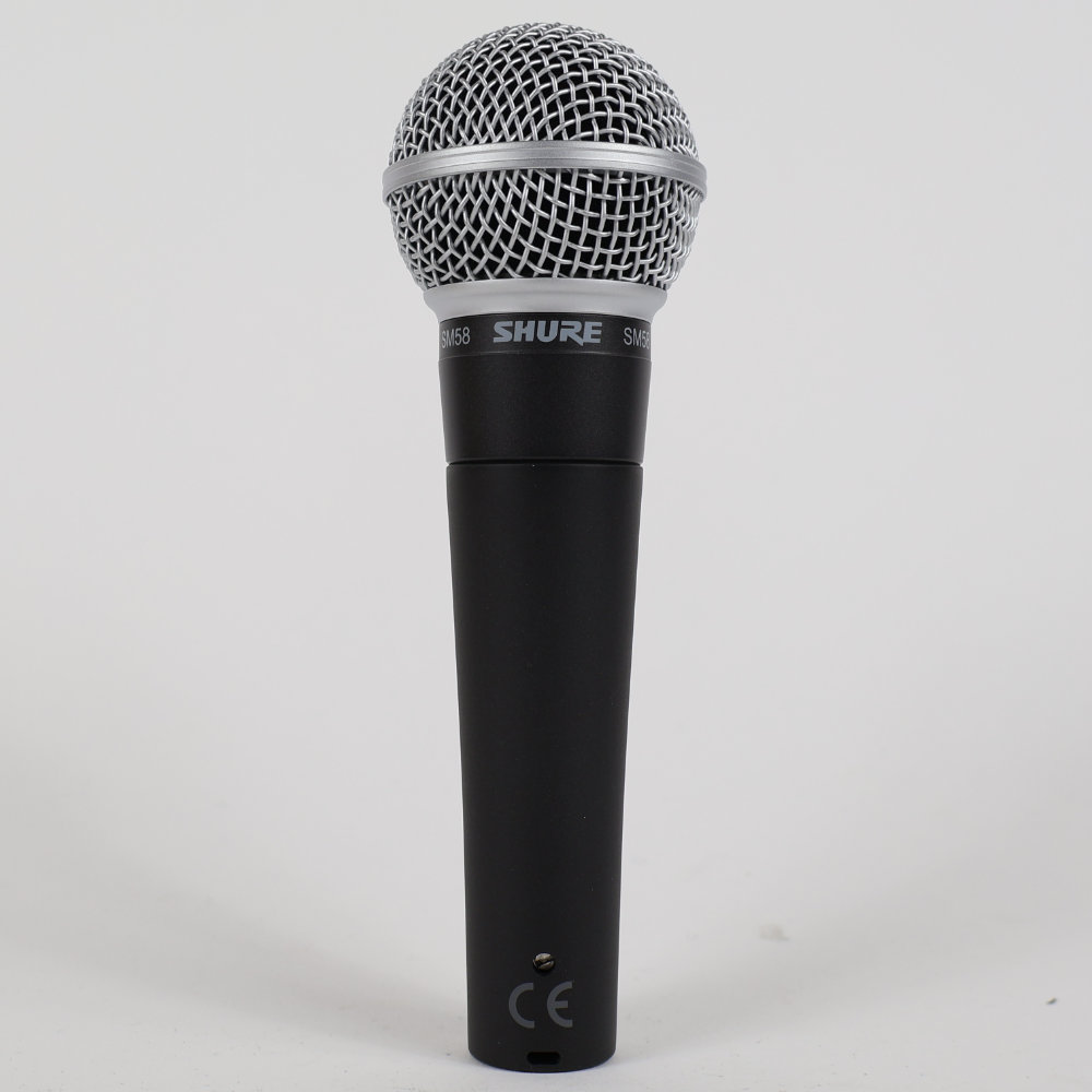 【中古】 マイク ダイナミックマイク ボーカル用 SHURE SM58 シュアー 58 ゴッパ シュア 全体