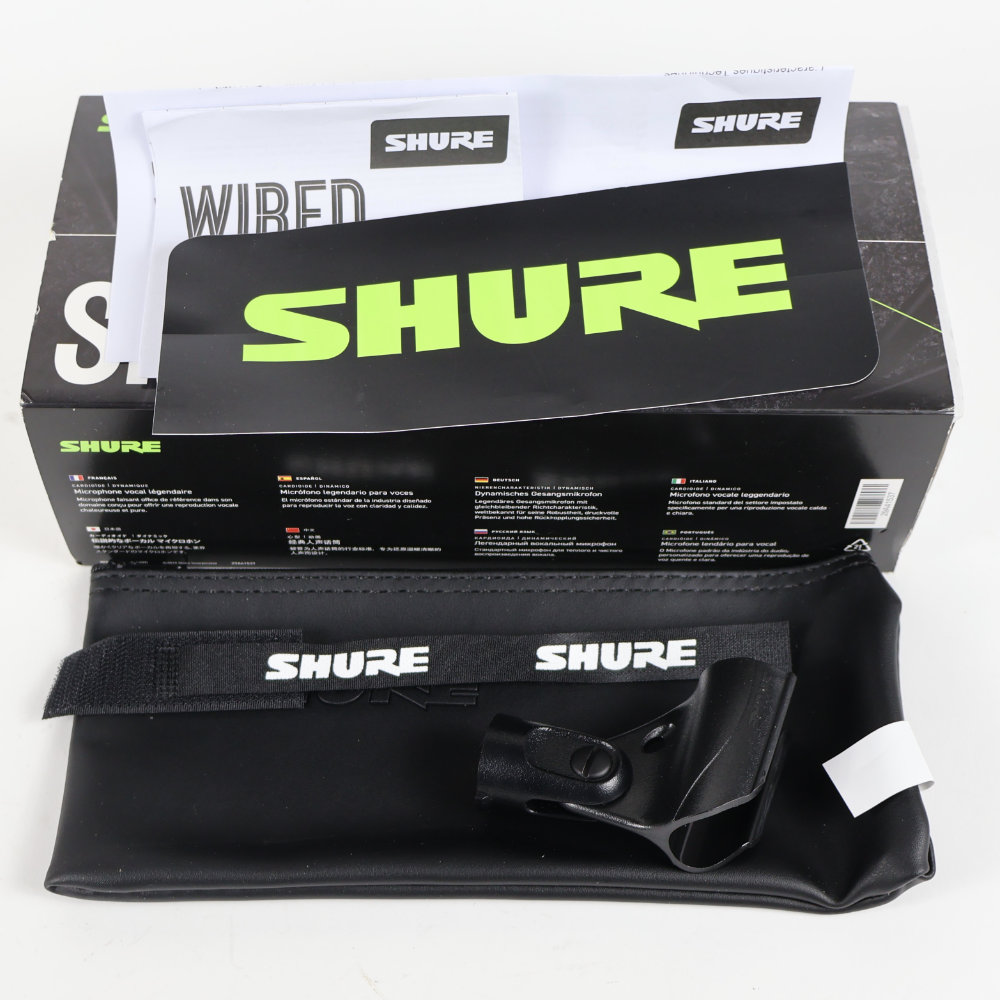 【中古】 マイク ダイナミックマイク ボーカル用 SHURE SM58 シュアー 58 ゴッパ シュア 付属品