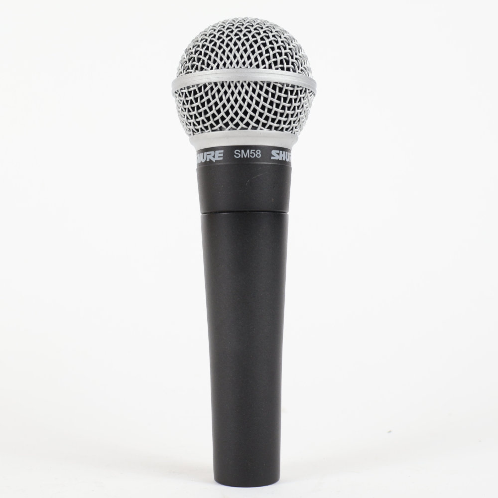 【中古】 マイク ダイナミックマイク SHURE SM58SE スイッチ付き シュアー 58 ゴッパ シュア 全体