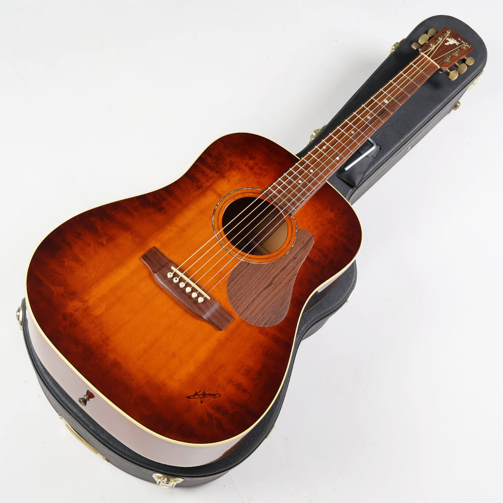 【中古】 アコースティックギター K.Yairi SL-MA1 Vintage Sunburst 2014年製 「乃木坂の詩」モデル ドレッドノートギターの85%サイズ Kヤイリ Made in Japan 日本製