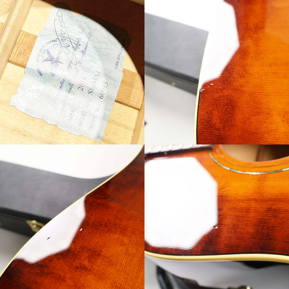 【中古】 アコースティックギター K.Yairi SL-MA1 Vintage Sunburst 2014年製 「乃木坂の詩」モデル ドレッドノートギターの85%サイズ Kヤイリ Made in Japan 日本製 傷