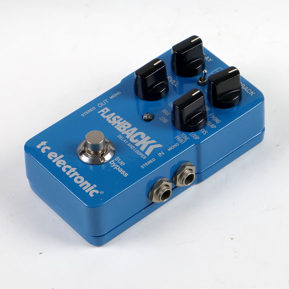 【中古】 ディレイ tc electronic Flashback Delay ギターエフェクター フラッシュバック ディレイ ルーパー 全体