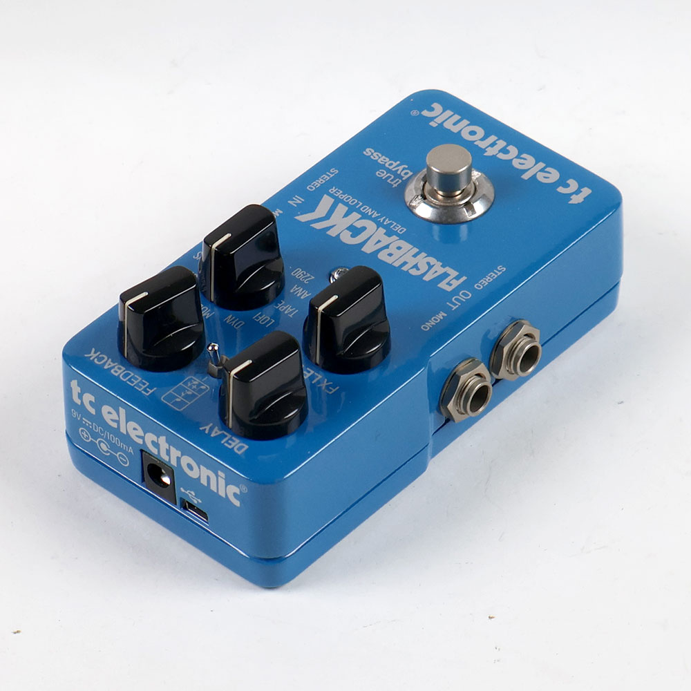 【中古】 ディレイ tc electronic Flashback Delay ギターエフェクター フラッシュバック ディレイ ルーパー 全体