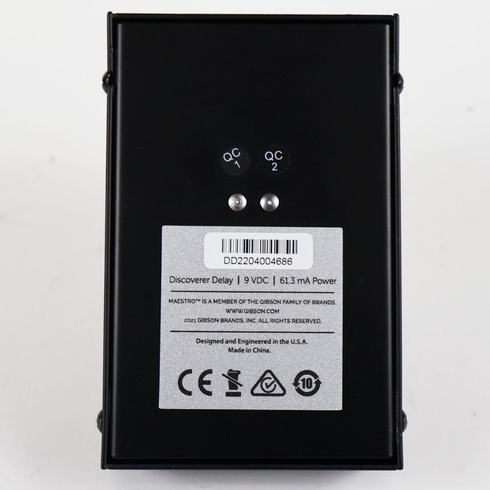 【中古】 Maestro Discoverer Delay ディレイ ギターエフェクター マエストロ 底面