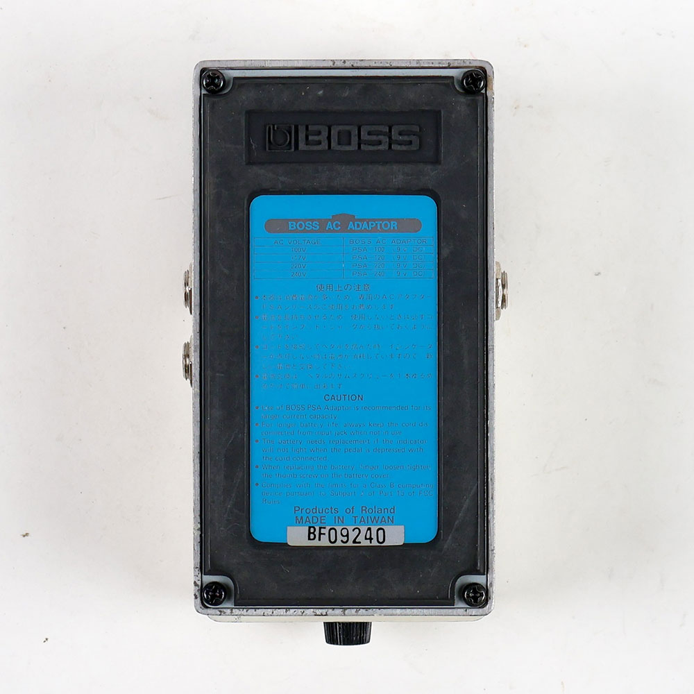 【中古】 デジタルディレイ エフェクター BOSS DD-3 Digtal Delay ギターエフェクター ディレイ 裏面