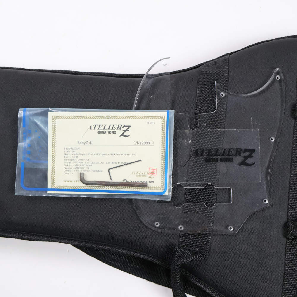 【中古】ATELIER Z アトリエZ babyZ-4J N Active ショートスケール エレキベース 付属品画像