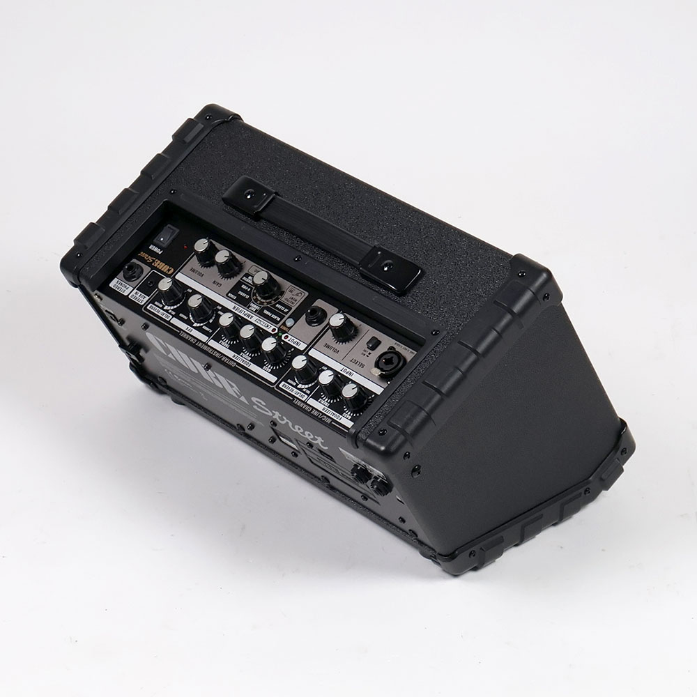 【中古】 ギターアンプ ローランド ROLAND CUBE Street BK 乾電池駆動パフォーマンス用ステレオアンプ ギターアンプ 全体