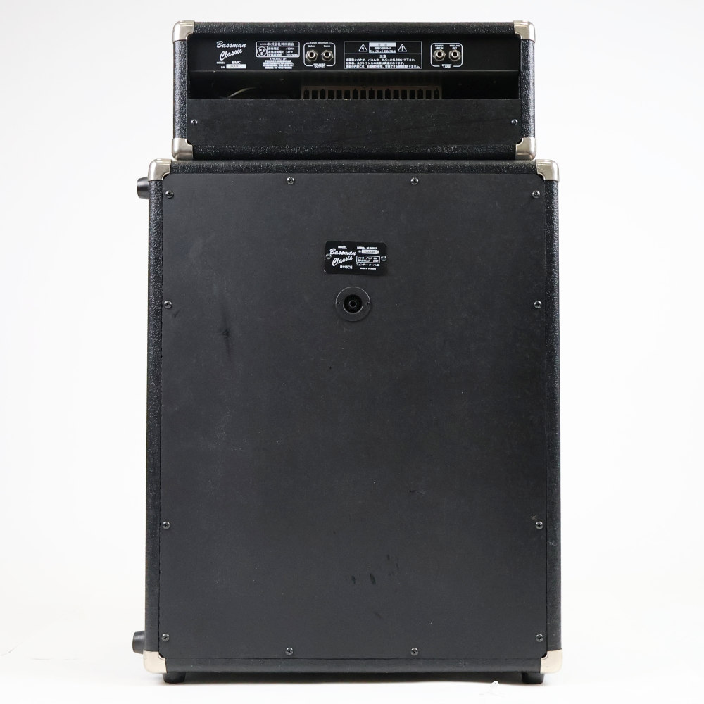【中古】 ベースアンプ FENDER JAPAN BMC/B115CE Bassman Classic ベースアンプスタックセット 本体画像 裏