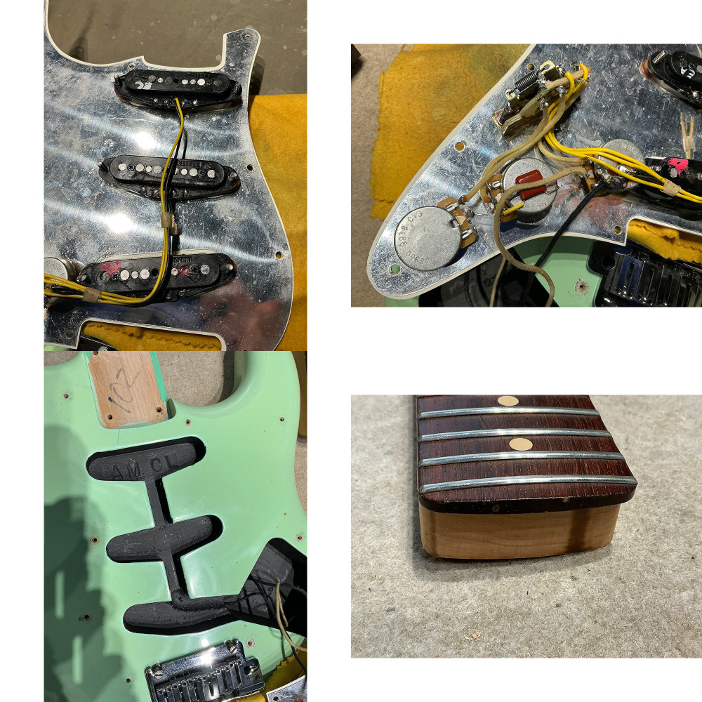 【中古】 エレキギター Fender Custom Shop Custom Stratocaster JB Style Surf Green 2000年製 フェンダーカスタムショップ ストラトキャスター Jeff Beck(ジェフ・ベック)スタイル サーフグリーン ピックアップ