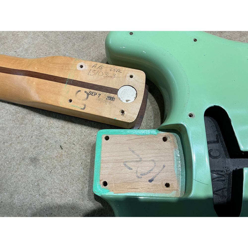 【中古】 エレキギター Fender Custom Shop Custom Stratocaster JB Style Surf Green 2000年製 フェンダーカスタムショップ ストラトキャスター Jeff Beck(ジェフ・ベック)スタイル サーフグリーン ネック