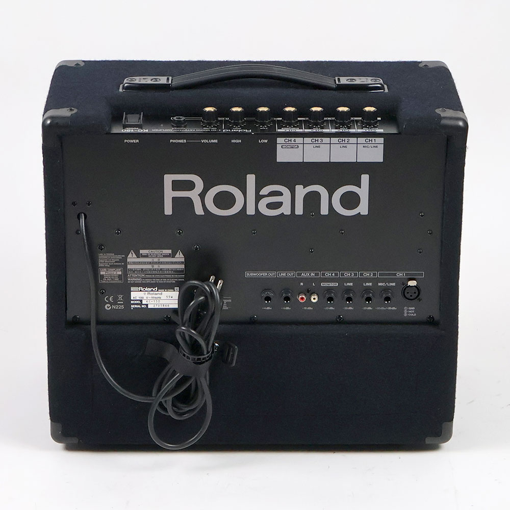 【中古】 キーボードアンプ Roland KC-150 4 Channel Mixing Keyboard Amplifier 背面