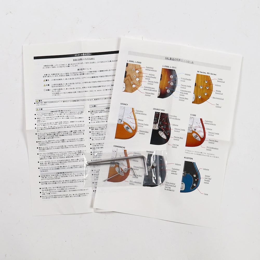 【中古】G&L Tribute Series ASAT CLASSIC BLUESBOY SEMI-HOLLOW BLD 2018年製 エレキギター 付属品