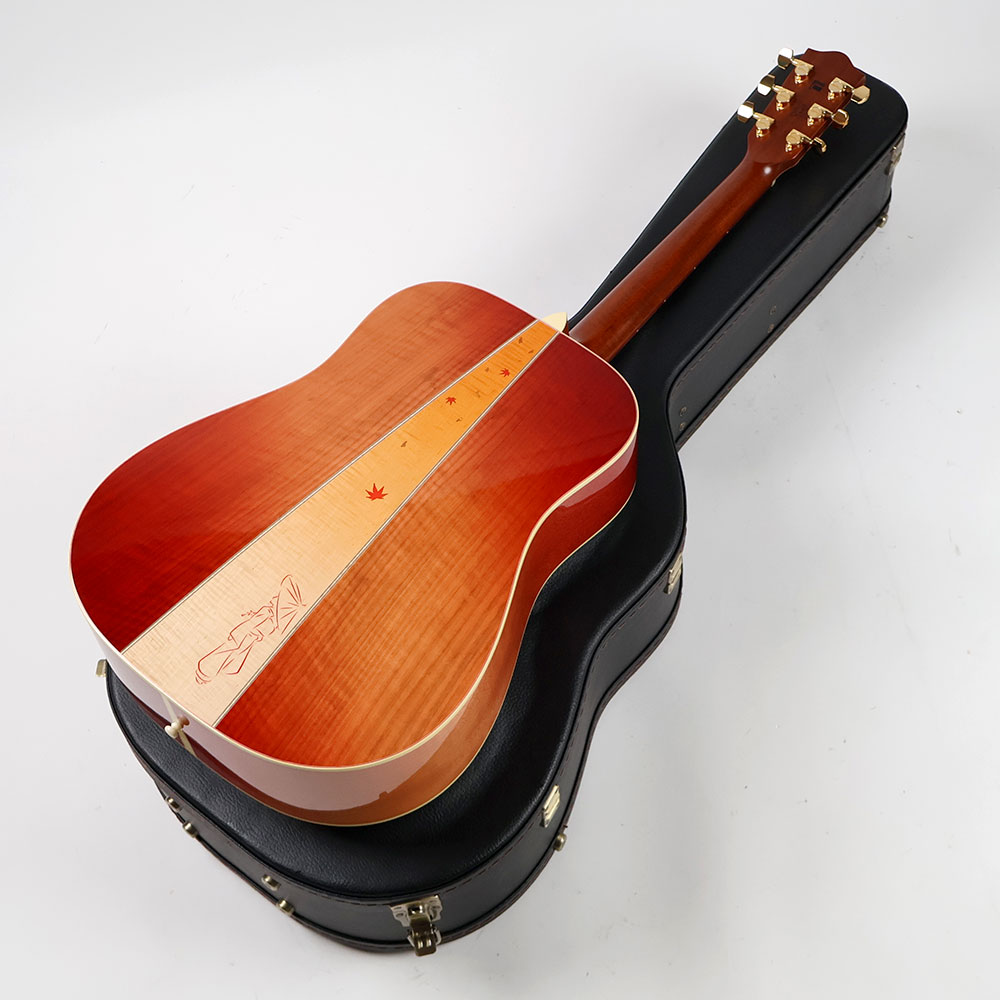 【中古】 アコースティックギター Headway HD SHIKIZAKURA ’23 SF,S-ESU/ATB 2023年製 ヘッドウェイ 四季桜シリーズ 背面