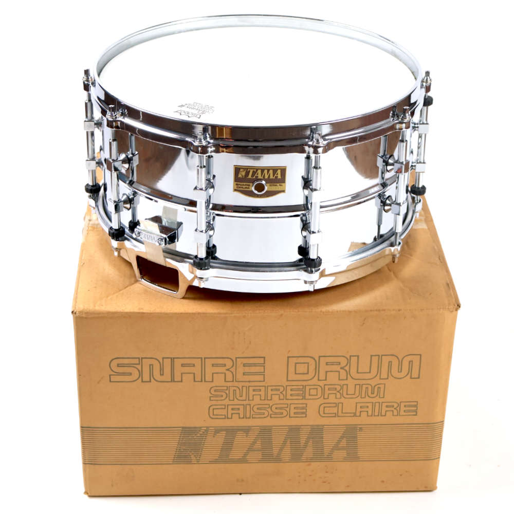 【中古】 スネアドラム タマ TAMA MT326 STEEL POWERMETAL SERIES 14x6.5 スチールシェル Made in Japan