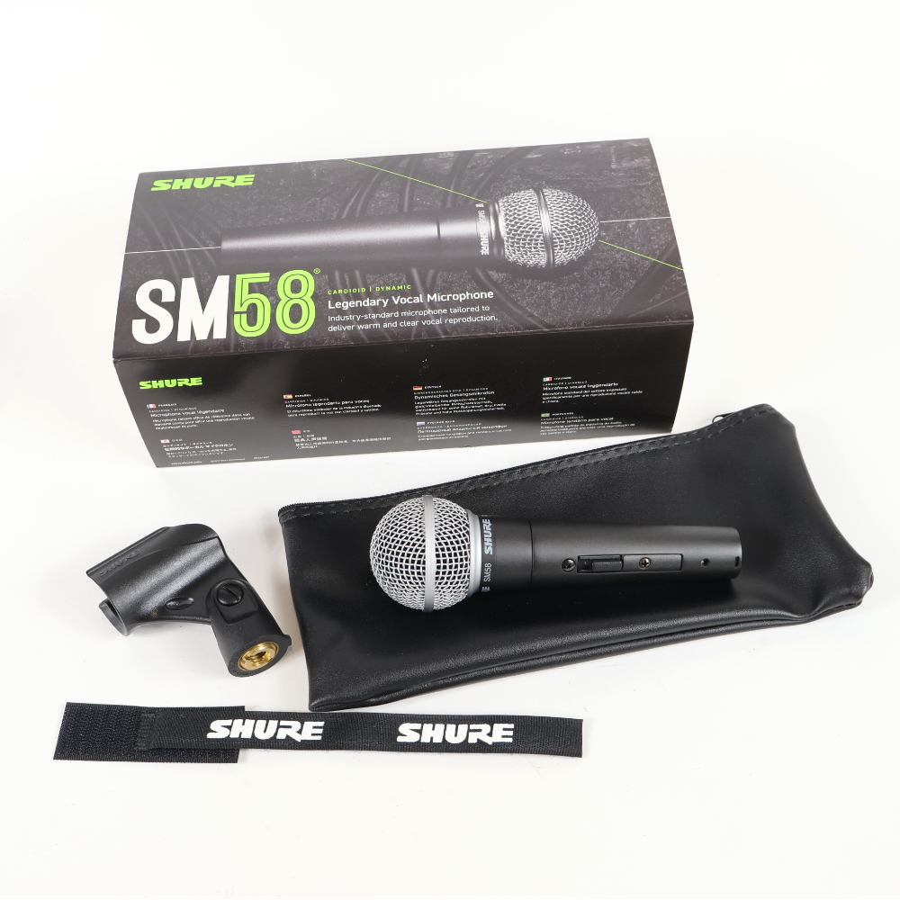 【中古】 マイク ダイナミックマイク SHURE SM58SE スイッチ付き シュアー 58 ゴッパ シュア