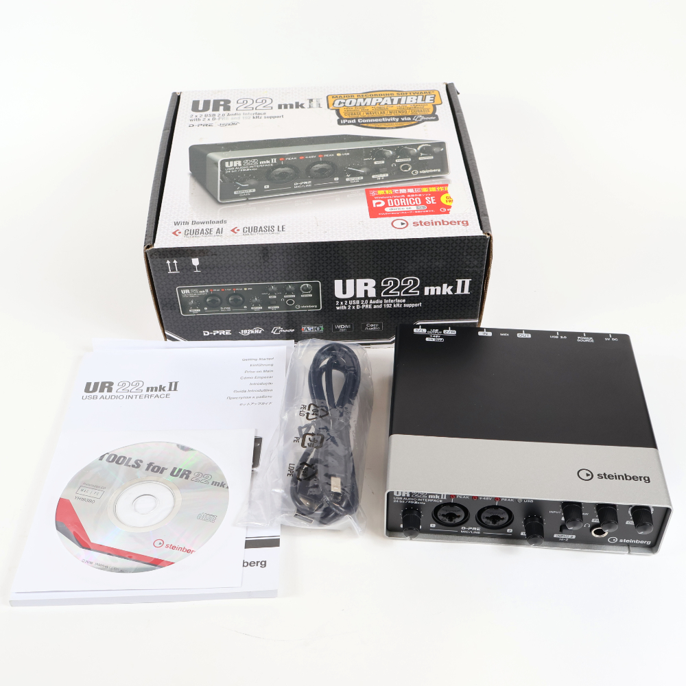 【中古】 オーディオインターフェイス Steinberg UR22mkII スタインバーグ USBオーディオインターフェース UR22 mk2