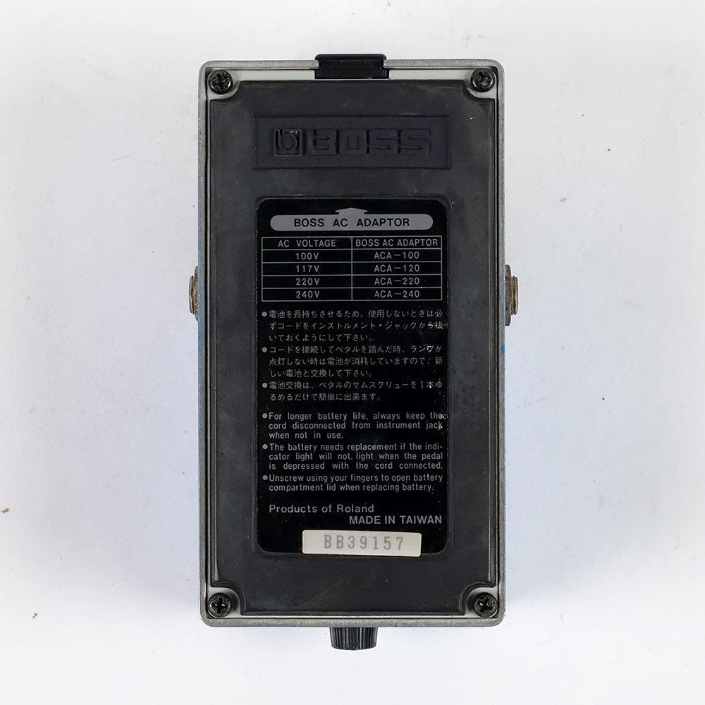 【中古】コンプレッサー エフェクター BOSS CS-3 Compression Sustainer ギターエフェクター 裏面