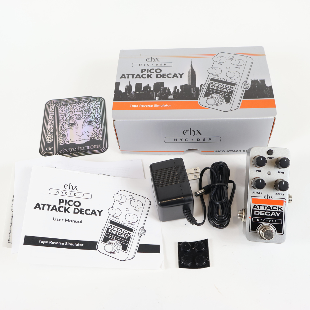 【中古】 ELECTRO-HARMONIX エレクトロハーモニクス PICO ATTACK DECAY TAPE REVERSE SIMULATOR リバースシミュレーター ギターエフェクター