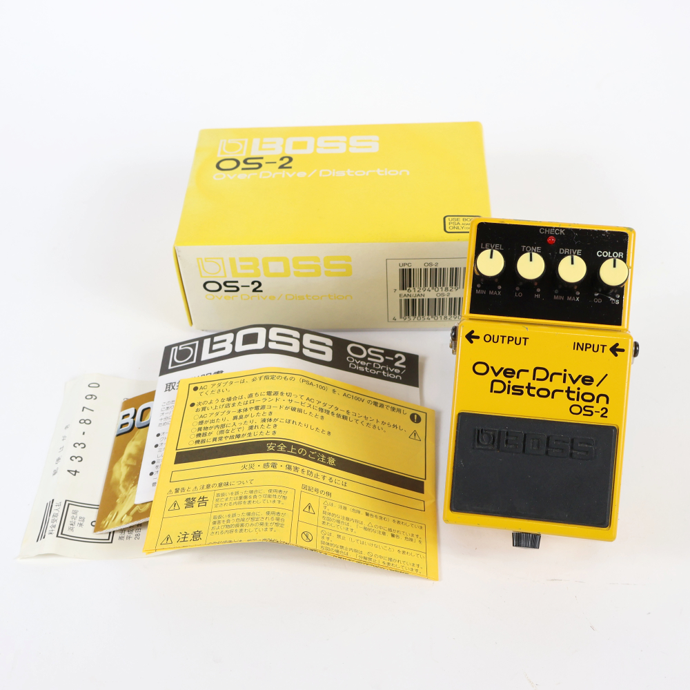 【中古】オーバードライブ ディストーション エフェクター BOSS OS-2 OverDrive Distortion ギターエフェクター