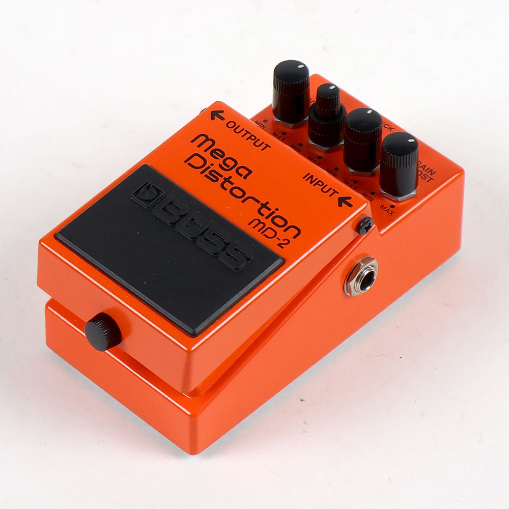 【中古】メガディストーション エフェクター BOSS MD-2 Mega Distortion ギターエフェクター ディストーション 全体