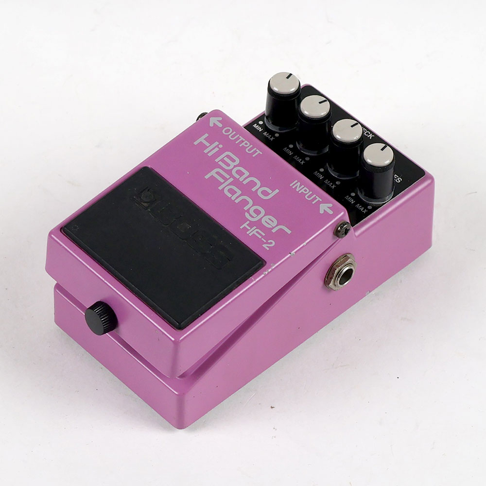 【中古】ハイバンドフランジャー エフェクター BOSS HF-2 Hi Band Flanger Made in Japan ボス ギターエフェクター 全体
