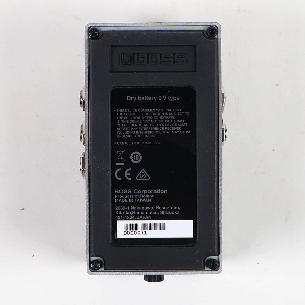 【中古】リバーブ エフェクター BOSS RV-6 Reverb ボス リヴァーブ エフェクター 裏面