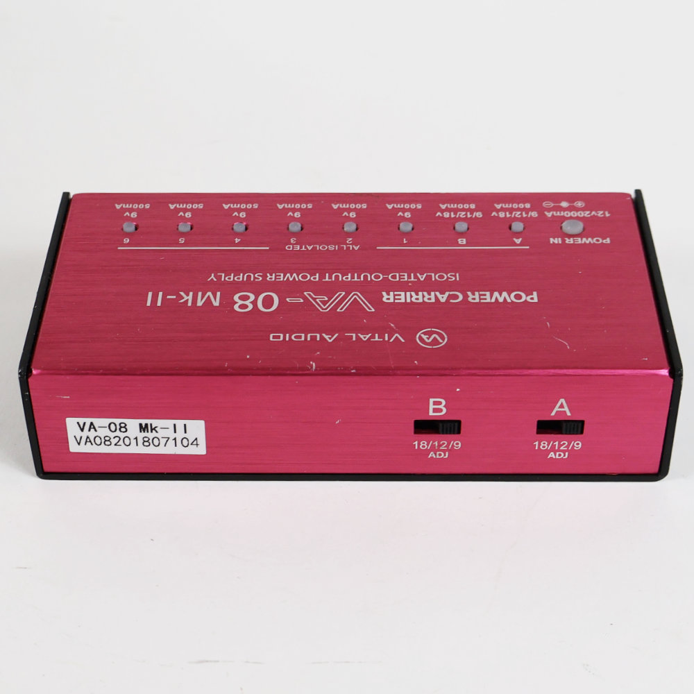 【中古】 バイタルオーディオ パワーサプライ Vital Audio VA-08 Mk-II POWER CARRIER 背面