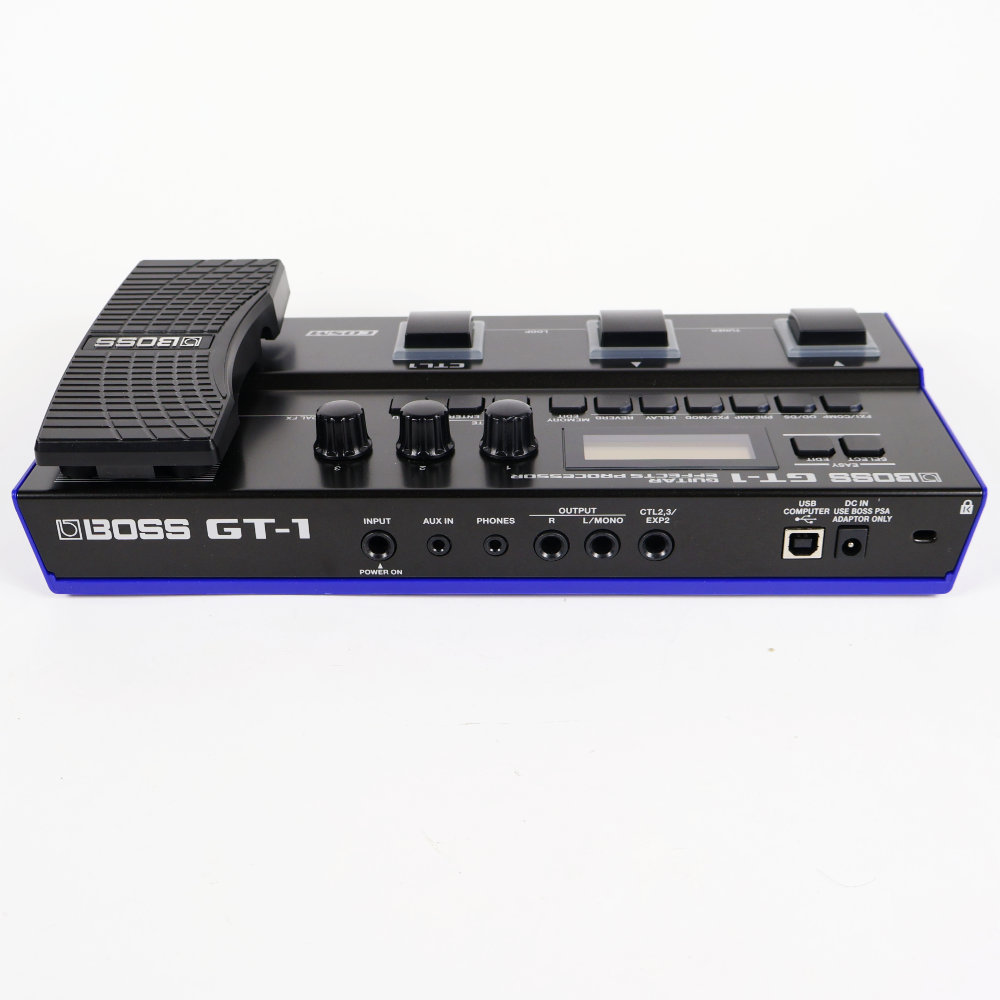 【中古】ボス マルチエフェクター BOSS GT-1 Guitar Effect Processor 背面